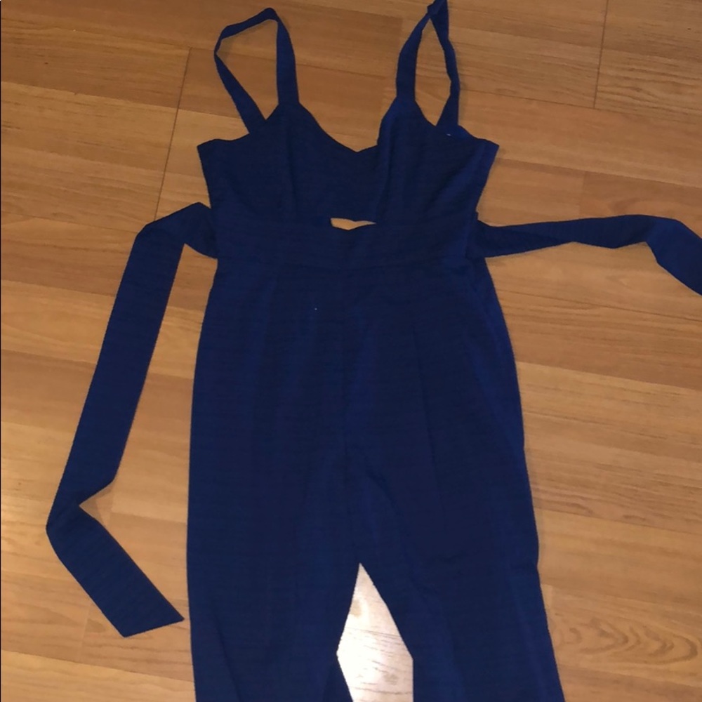 Navy blue jumpsuit